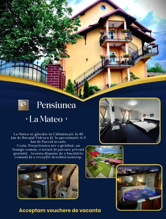 Hotel La Mateo Călimăneşti Esterno foto